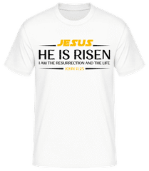 Jesus Is Risen · Männer Basic T-Shirt