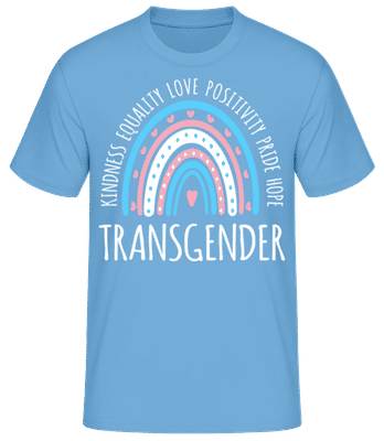 LGBTQ Transgender - Männer Basic T-Shirt - Hellblau - Vorne