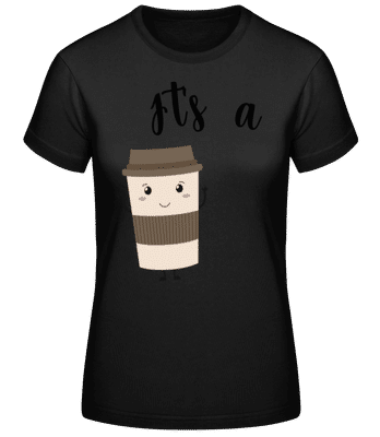 It Is A Match - Dámské basic tričko - Černá - Napřed