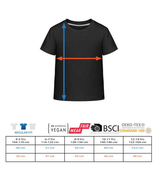 Aperçu: T-shirt enfant Gildan - Tableau des tailles