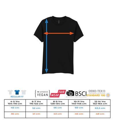 T-shirt enfant Gildan - Tableau des tailles