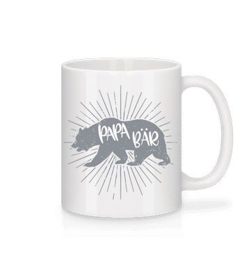 Papa Bär - Tasse - Weiß - Vorne