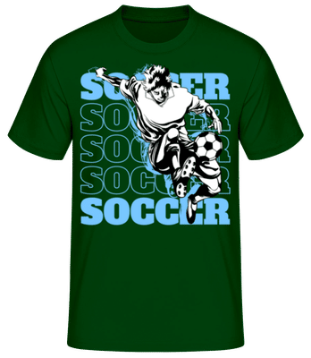 Soccer Player - Pánské basic tričko - Bottle green - Napřed