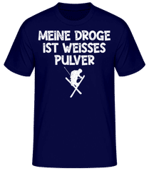 Meine Droge Ist Weisses Pulver · Männer Basic T-Shirt