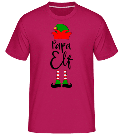 Papa Elf -  Shirtinator Men's T-Shirt - Magenta - Front