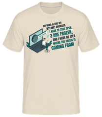 My Mind Like My Internet Browser · Männer Basic T-Shirt