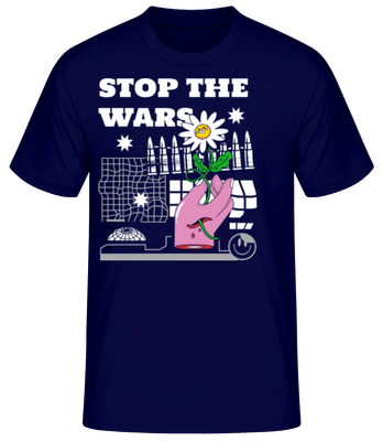 Stop War - T-shirt standard Homme - Bleu marine - Devant