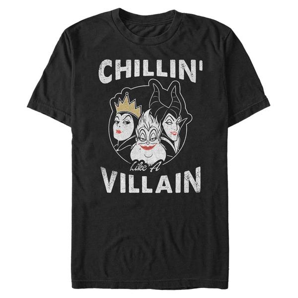 Aperçu: Disney - Les Méchants Disney - Skupina Chillin - Homme T-shirt - Noir - Devant