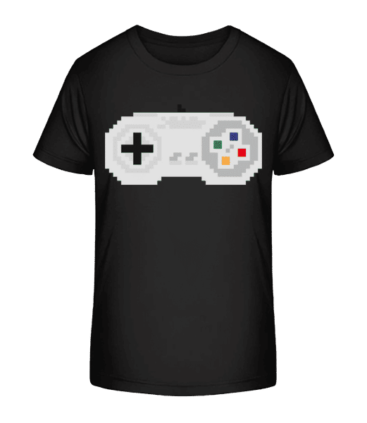 Aperçu: Contrôleur De Consoles Oldschool - T-shirt bio Enfant Stanley Stella 2.0 - Noir - Devant