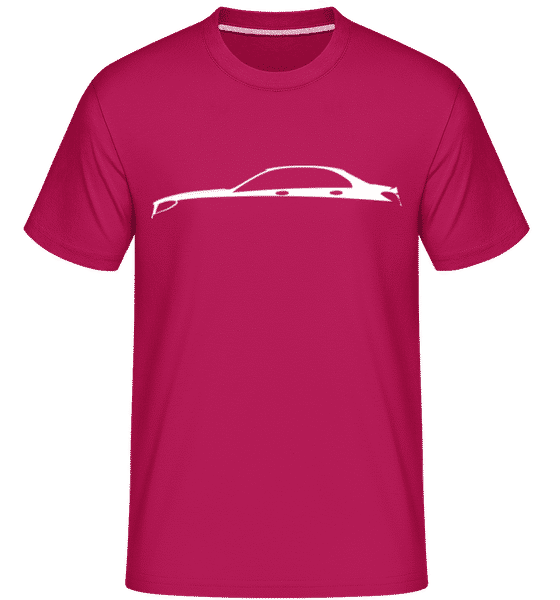 Preview: 'Mercedes-AMG C63 S (W205)' Silhouette - Shirtinator Men's T-Shirt - Magenta - Front