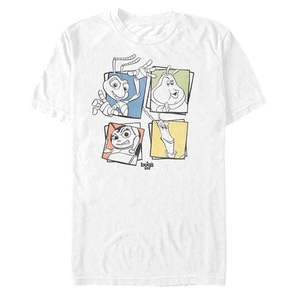 Aperçu: Pixar - 1001 pattes - Skupina Four Up - Homme T-shirt - Blanc - Devant