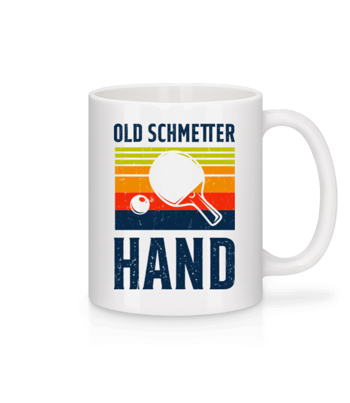 Vorschau: Old Schmetter Hand - Tasse - Weiß - Vorne
