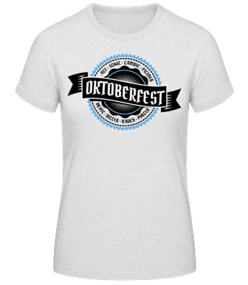 Oktoberfest Draft Bitter - Women's B&C T-Shirt - Heather grey - Front