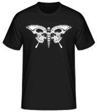 Motýl Of Death - Pánské basic tričko - Černá - Napřed