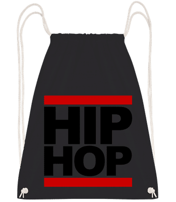 Hip Hop Logo - Drawstring Backpack - Black - Vorn