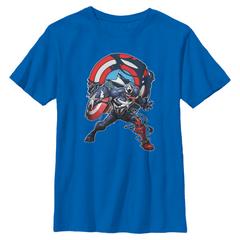 Marvel - Captain America Captain Venom W Symbol - Enfant T-shirt