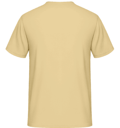 Did Someone Say Cheese -  T-Shirt Shirtinator homme - Jaune - Derrière