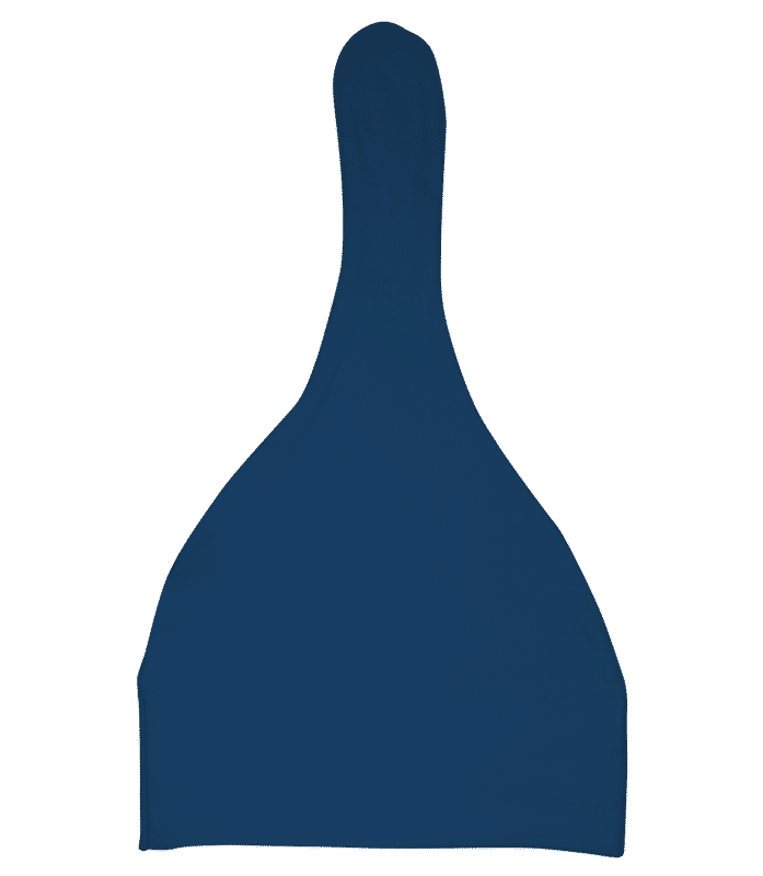 Preview: Organic baby hat - Navy - Back