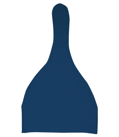 Organic baby hat - Navy - Back