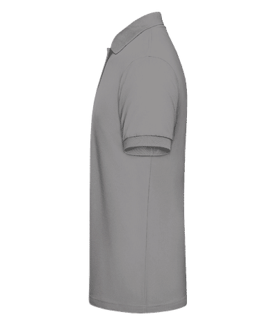 Männer Poloshirt Fein-Piqué - Grau meliert - Links