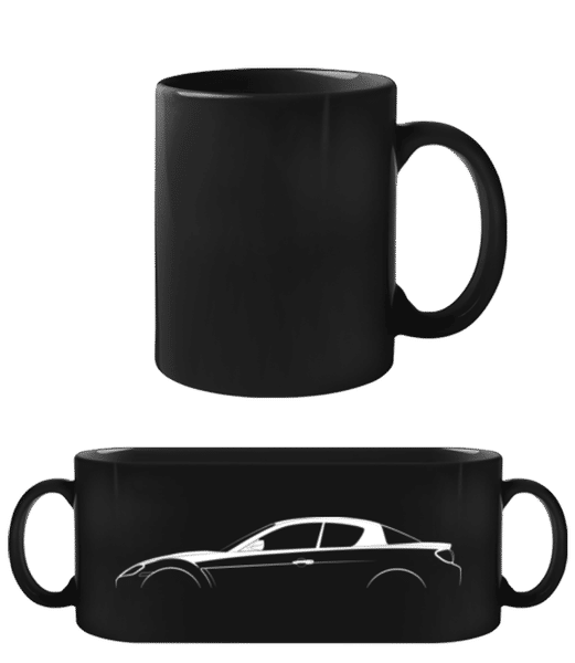 Aperçu: 'Mazda RX-8' Silhouette - Tasse Noire - Noir - Devant