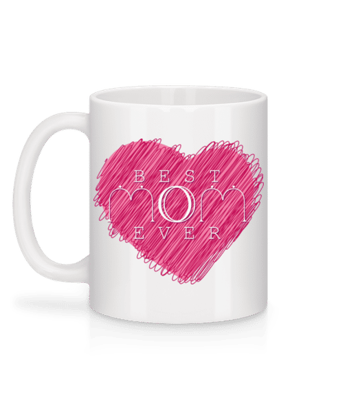 Aperçu: Best Mom Ever - Mug en céramique blanc - Blanc - Derrière