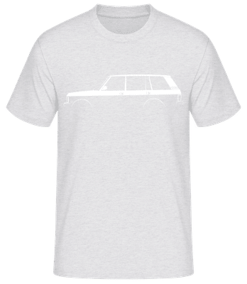 'Range Rover (1992) LWB' Silhouette - T-shirt standard Homme - Gris chiné - Devant