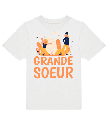 Grande Soeur - T-shirt homme B&C - Blanc - Devant