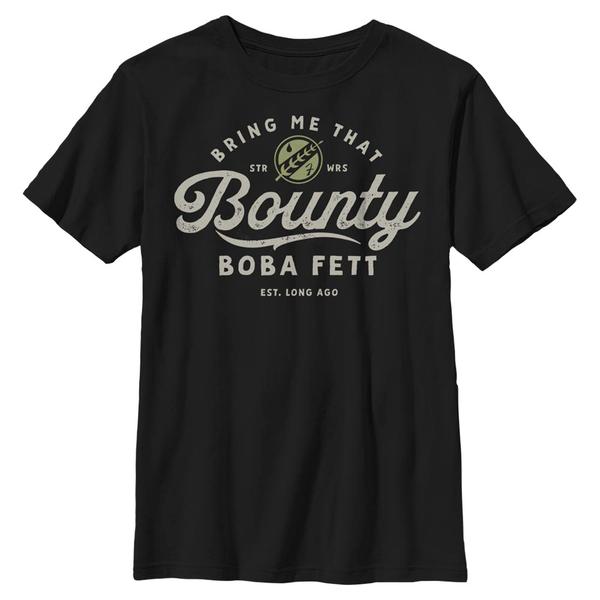 Aperçu: Star Wars - Book of Boba Fett - Logo That Bounty - Enfant T-shirt - Noir - Devant