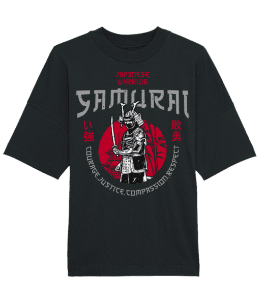 Aperçu: Samurai Warrior - T-shirt Bio unisexe Stanley Stella extra large - Noir - Devant