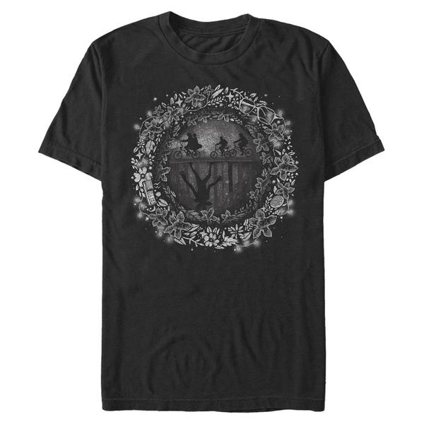 Aperçu: Netflix - Stranger Things - Skupina Into the UpsideDown - Homme T-shirt - Noir - Devant