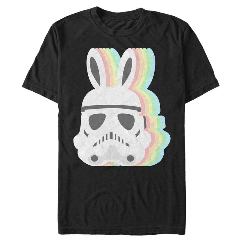 Preview: Star Wars - Trooper Storm Bunny - Easter - Men's T-Shirt - Black - Front