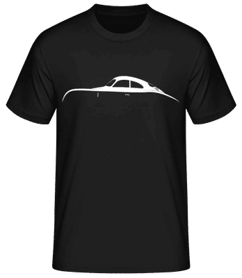 'Porsche Typ 64' Silhouette - Männer Basic T-Shirt - Schwarz - Vorne