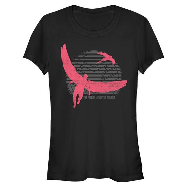Aperçu: Marvel - Falcon et le soldat de l'hiver - Falcon Redwing - Femme T-shirt - Noir - Devant