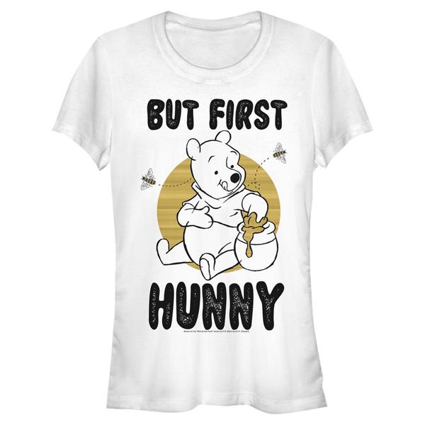 Aperçu: Disney - Winnie l'ourson - Medvídek Pú First Hunny - Femme T-shirt - Blanc - Devant