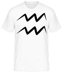 Aquarius Sign Abstract · Camiseta para hombre B&C