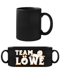 Team Löwe · Schwarze Tasse