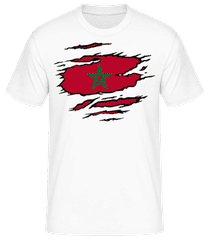 Drapeau mûré Maroc · T-shirt standard Homme