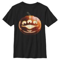 Disney - Toy Story - Aliens Alien Carving - Halloween - Kids T-Shirt - Black - Front