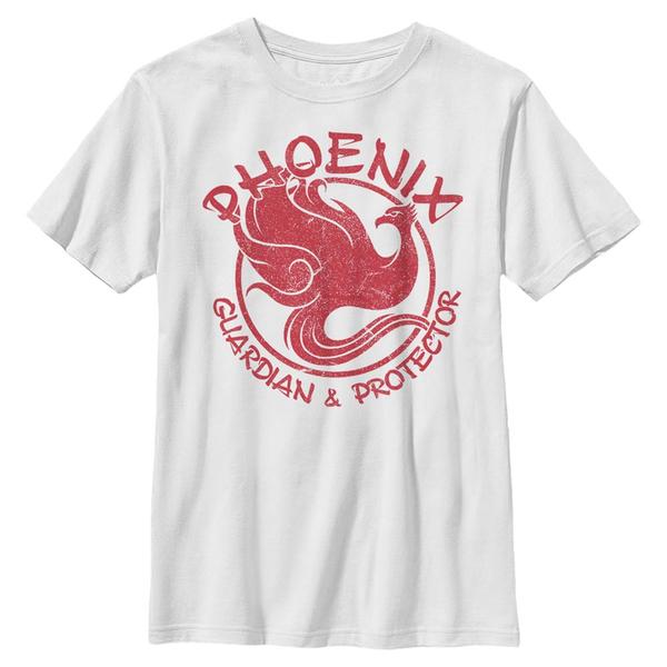 Aperçu: Disney - Mulan - Phoenix Circle - Enfant T-shirt - Blanc - Devant