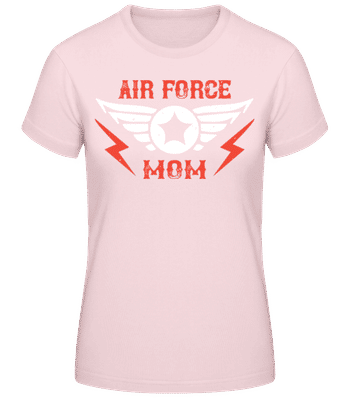 Air Force Mom - T-shirt standard Femme - Rose - Devant