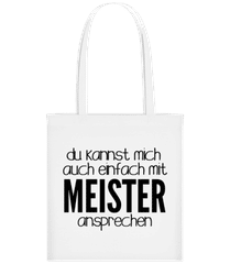 Sprich Mich Mit Meister An · Stofftasche