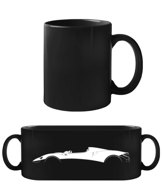 Aperçu: 'McLaren Elva' Silhouette - Tasse Noire - Noir - Devant