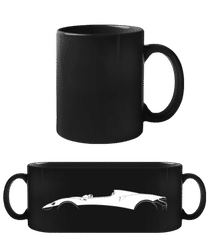 'McLaren Elva' Silhouette · Schwarze Tasse