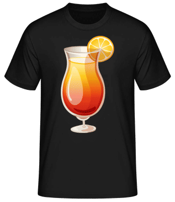 Cocktail Sex On The Beach - Männer Basic T-Shirt - Schwarz - Vorne