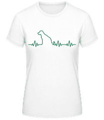 Herzschlag Hund · Frauen Basic T-Shirt