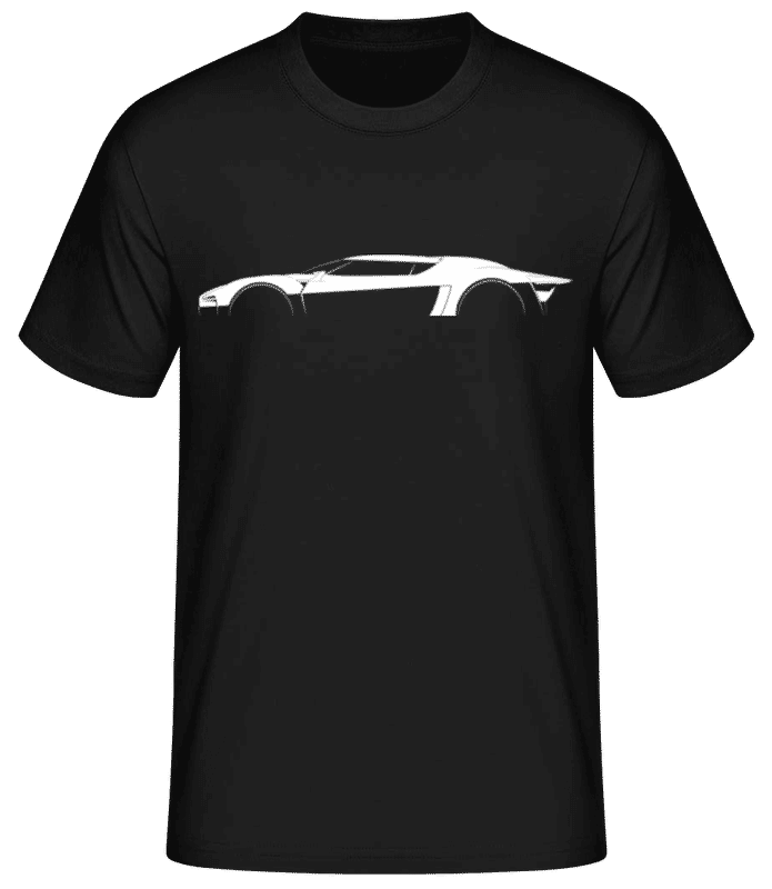 Vorschau: 'Citroen GT' Silhouette - Männer Basic T-Shirt - Schwarz - Vorne