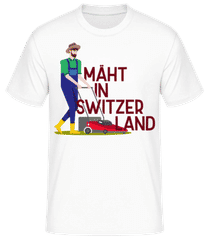 Mäht In Switzerland · Männer T-Shirt B&C