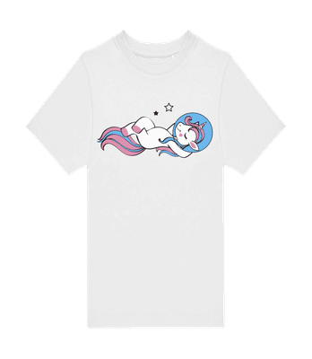 Astronaute Licorne - T-shirt homme B&C - Blanc - Devant