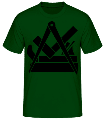 DIY Icon 1 - Men's Basic T-Shirt - Bottle green - Front